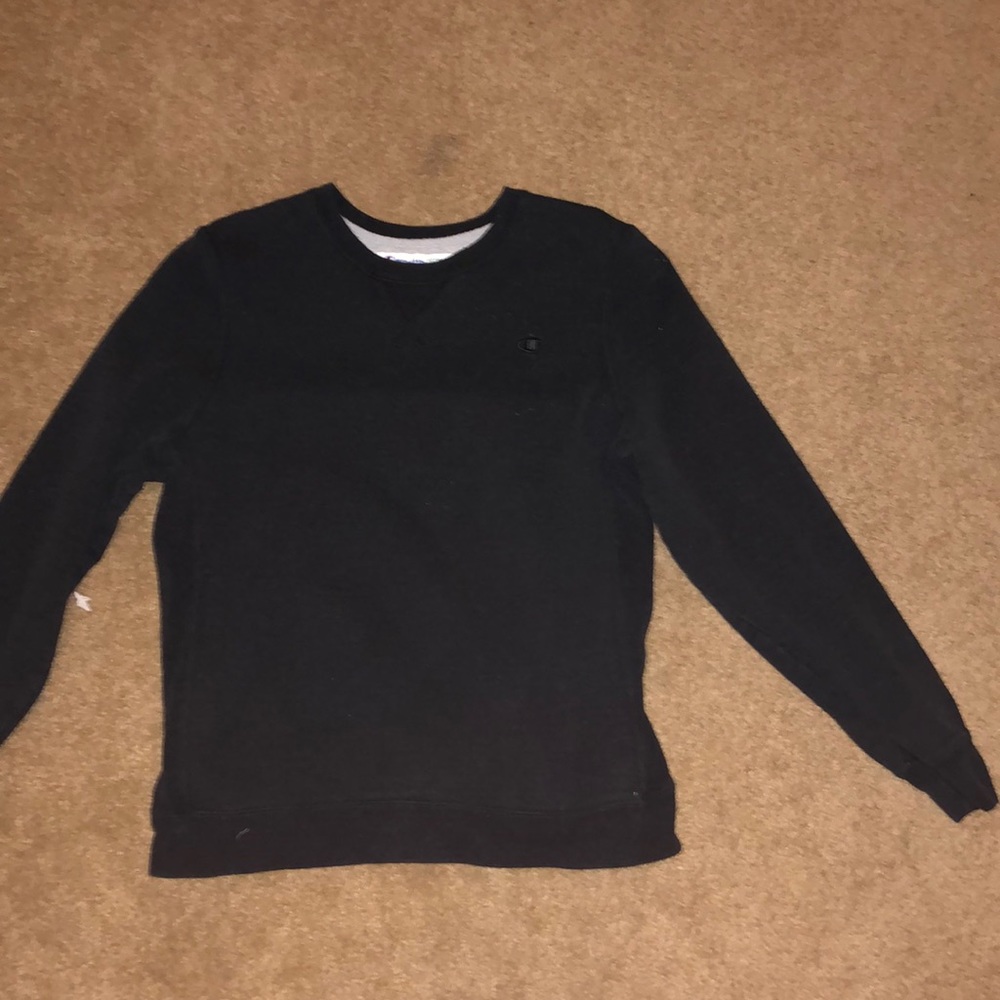 All Black Champion Sweater